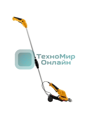 Ножницы-кусторез Denzel G801E с телескопической штангой аккумуляторные с акк. 7,2В Li-Ion 1,5 А·ч