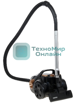 Пылесос Centek CT-2534 черный/бронзовый, 450/2400 Вт, уборка сухая, пылесборник контейнер 2 л