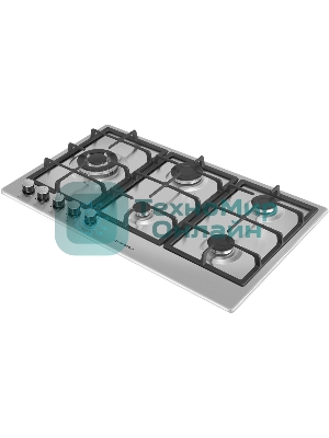 Газовая панель Maunfeld EGHS.95.33CS/G, 5 конфорок, нержавеющая сталь, серебристый
