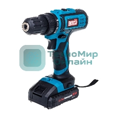 Дрель-шуруповерт Энергопром ДА-12/2Li, 12 В, 2 Ач, 30 Нм, щеточный