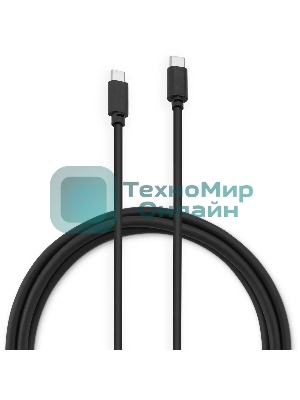 Кабель Buro BU-USB-CC-3M-100W USB Type-C (m)-USB Type-C (m) 3м черный