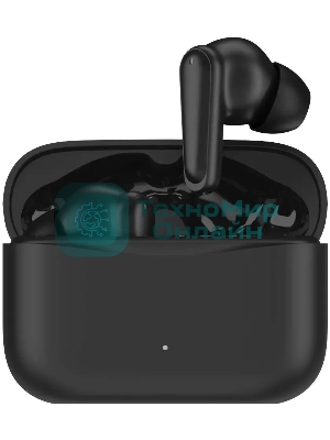 Наушники TWS Hyundai Select H-EP203 черный, внутриканальные, Bluetooth, активное шумоподавление, до 5 ч