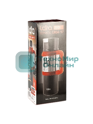 Термос Lara LR04-17 1,2 л нержавеющая сталь/пластик