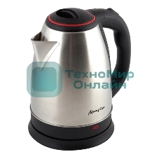 Чайник электрический Матрена MA-001 1.8 л, сталь,цвет крышки красный (005457)