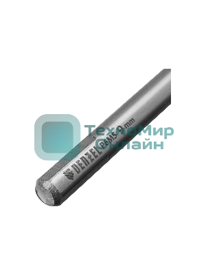 Сверло спиральное по металлу Denzel 9 х 175 мм, Р6М5, Golden Tip, удлиненное