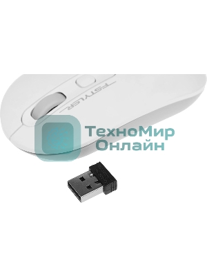 Мышь беспроводная A4Tech Fstyler FG20 белый, 2000 dpi, радиоканал, USB, кнопки - 4
