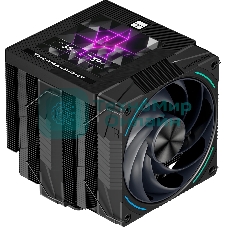 Кулер для процессора Thermalright Phantom Spirit 120 Vision EVO (4-pin PWM, LED, 160mm, Ni/CU, 7x6mm, ARGB, 2x120mm, 92CFM, 36dBA, 2150RPM, S: 1851, 1700, 1200, 115X, AM5, AM4, black)