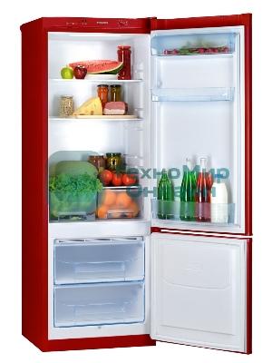 Холодильник Pozis RK-102 рубиновый двухкамерный 188/57 л морозилка снизу