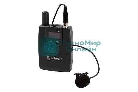 Беспроводной комплект INTREND ITWMIC-BPLV-1 поясной приемник + петличный микрофон. Подходит для приемника Rx2-1S