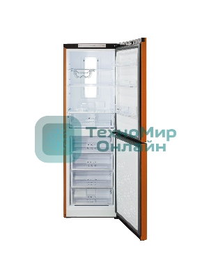 Холодильник Бирюса Б-T940NF оранжевый двухкамерный 210/130 л морозилка снизу, No Frost