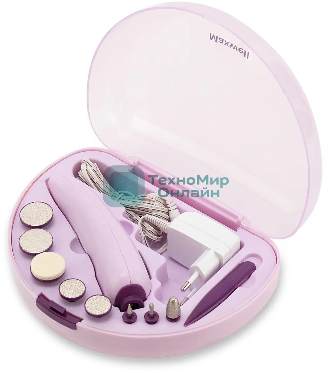 Аппарат для маникюра Maxwell MW-2601, розовый