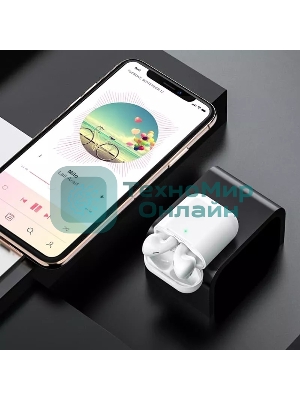 Наушники TWS Hoco EW41 белый, вкладыши, Bluetooth, до 7 ч.