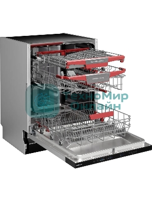 Встраиваемая посудомоечная машина Kuppersberg GLM 6081, черный, 59.8 см, 14 компл., 49 дБ, класс A+++
