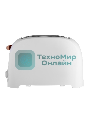 Тостер Centek CT-1420 (белый) 750 Вт, 7 уровней мощности, теплоизолированный корпус, функция отмены