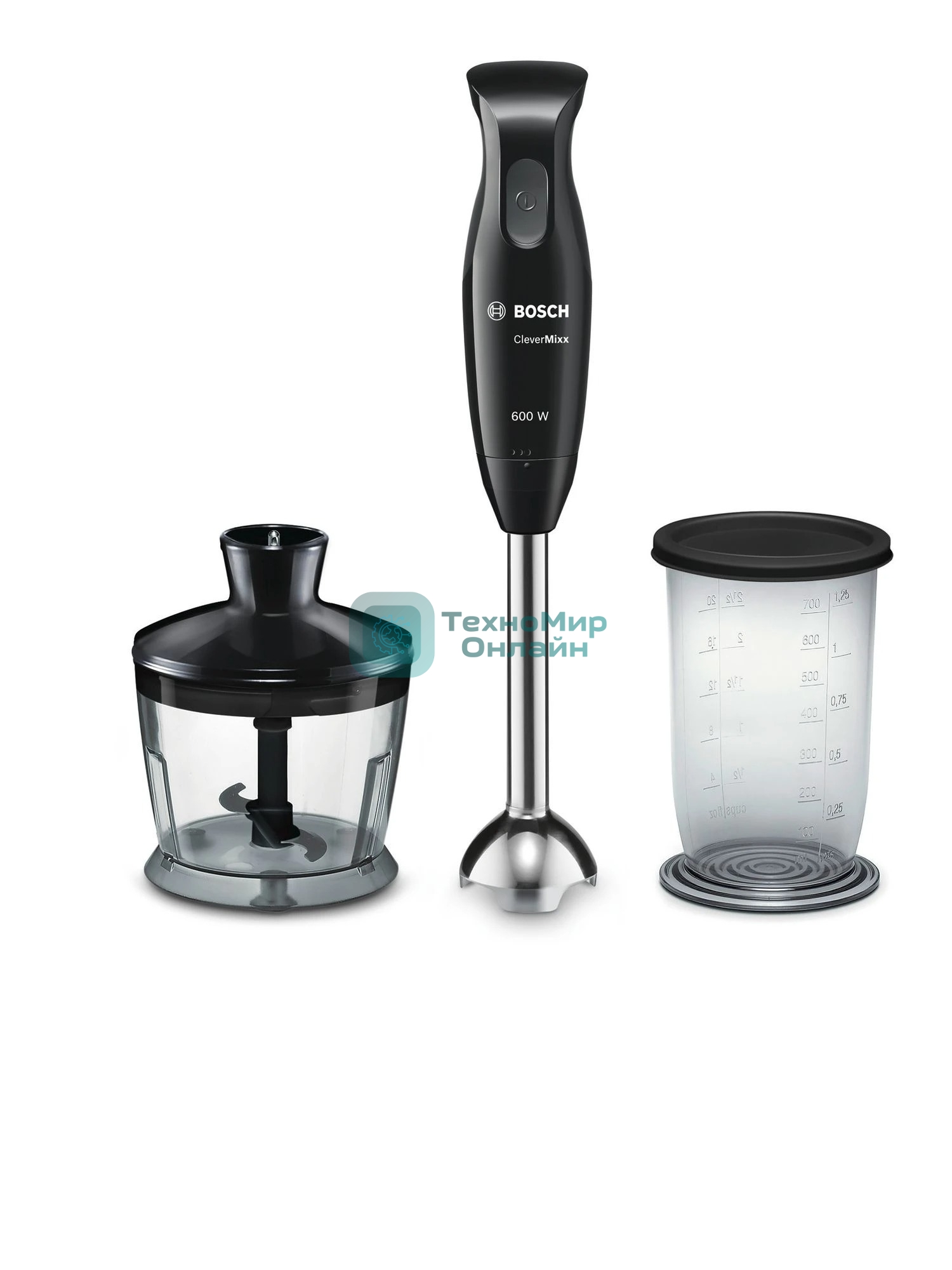 Блендер погружной Bosch MSM2620B черный