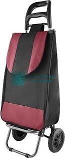 Сумка-тележка DELTA DT-20 бордовый с черным 25 кг сумка; 50 кг каркас( (10)(РОССИЯ)