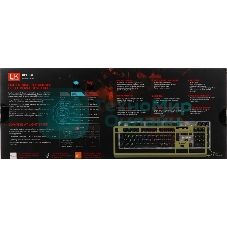 Клавиатура проводная A4Tech Bloody B810RC Punk USB желтый/черный