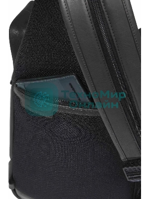 Рюкзак слинг Piquadro Harper CA6784AP/N черный кожа
