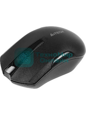 Мышь беспроводная A4Tech G3-200NS черный, 1200 dpi, радиоканал, USB, кнопки - 3