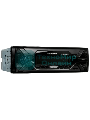 Автомагнитола Soundmax SM-CCR3185FB, 1 DIN, Bluetooth, USB Type-A, AUX