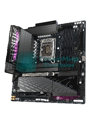 Материнская плата Gigabyte B860M AORUS ELITE WIFI6E, LGA 1851, Intel B860, 4xDDR5, 4xSATA, 3xM.2, 1xPCIe 5.0 x16, 1xPCIe 4.0 x4, 1xHDMI, 1xDP, 1xUSB4 Type-C, 1x 2.5Gb LAN, 4xUSB-A 3.2 Gen 1, 2xUSB-A 3.2 Gen 2, 4xUSB-A 2.0, 7.1, mATX