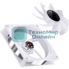 Вентилятор для корпуса JONSBO FR-606WR Reverse (120x120x25мм, 4-pin PWM, ARGb, 35.99CFM, 26.5dBA, 1500RPM, белый)