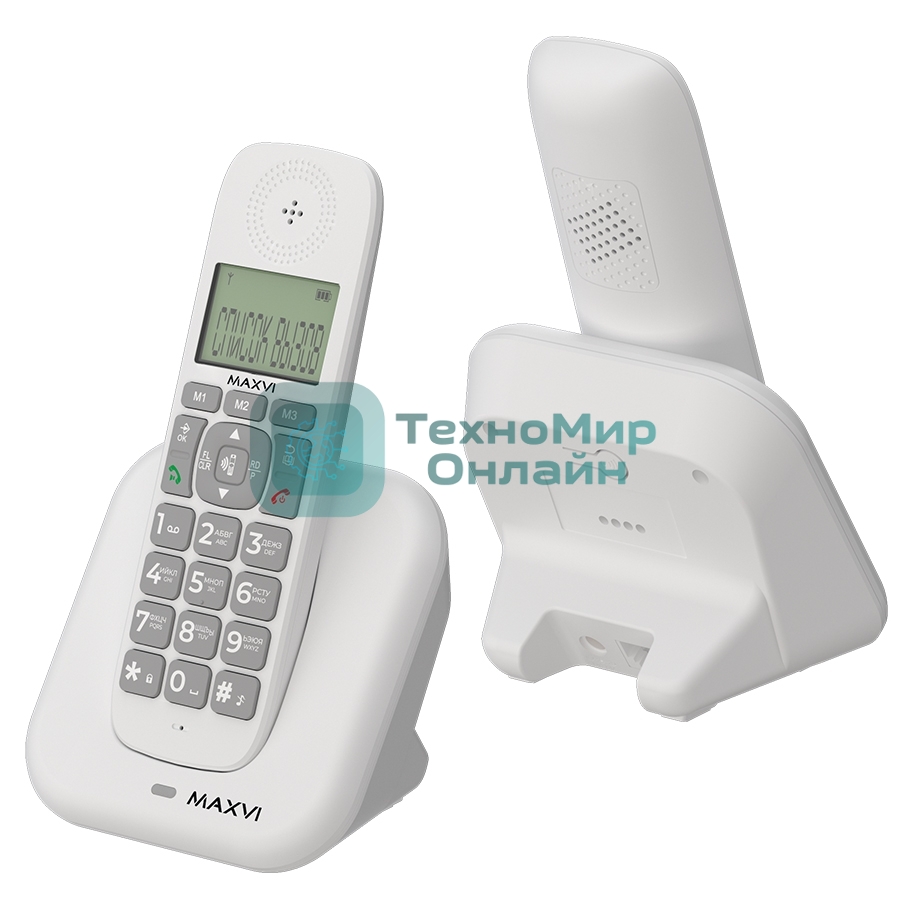Радиотелефон MAXVI AM-02 белый