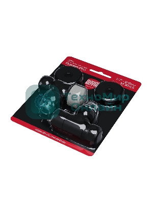 Набор термостатический угловой Royal Thermo Design Pro 15мм М30х1,5 черный