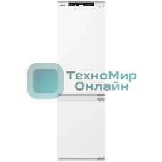 Встраиваемый холодильник Gorenje NRKI517141 белый двухкамерный 175/68 л морозилка снизу, No Frost