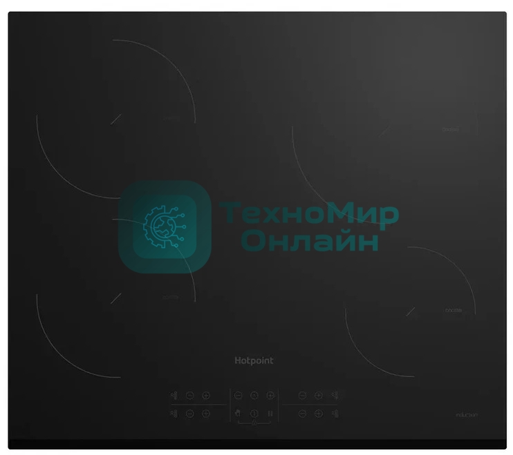 Индукционная варочная панель Hotpoint HB 1560S BF, независимая, черный