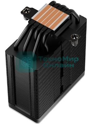 Кулер для процессора DEEPCOOL AG500 BK ARGb V2 черный 120мм алюминий+медь 1900rpm 29.4db 40pin 240W 160мм
