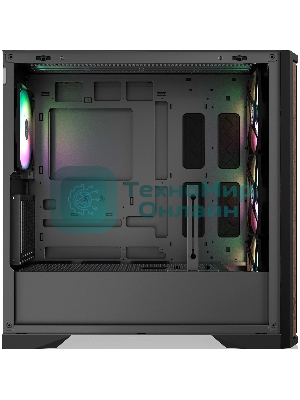 Компьютерный корпус без блока питания Case Raijintek AGOS MAX-MS4, Midi-Tower, TG, 4x140мм ARGB, 2xUSB 3.0 + 1xUSB Type-C, E-ATX, ATX, mATX, mITX черный