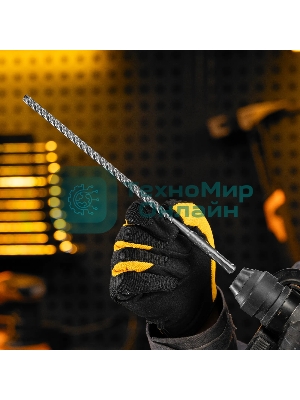 Бур по бетону Denzel цельная крестовая пластина, 8x265 мм, SDS PLUS