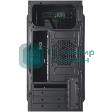 Компьютерный корпус KingPrice KPCC-MN210 черный без БП mATX 1x80мм 2x120мм 2xUSB 2.0 audio