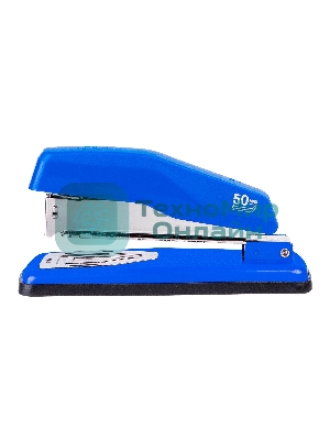 Степлер Deli E0414S/Blue 24/6 26/6 (25 листов) синий, 50 скоб, коробка