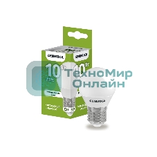 Лампа светодиодная GENERICA LL-G45-10-230-40-E27-G G45 10 Вт шар 4000К E27 230В
