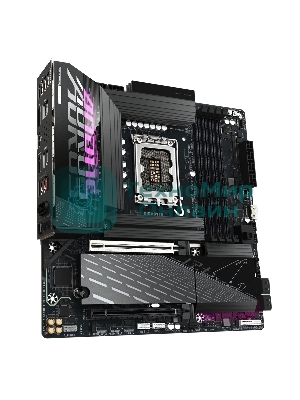Материнская плата Gigabyte B860M AORUS ELITE WIFI6E, LGA 1851, Intel B860, 4xDDR5, 4xSATA, 3xM.2, 1xPCIe 5.0 x16, 1xPCIe 4.0 x4, 1xHDMI, 1xDP, 1xUSB4 Type-C, 1x 2.5Gb LAN, 4xUSB-A 3.2 Gen 1, 2xUSB-A 3.2 Gen 2, 4xUSB-A 2.0, 7.1, mATX