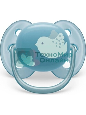 Пустышка Philips Avent ultra soft, птичка, 6-18 мес., 1 шт.