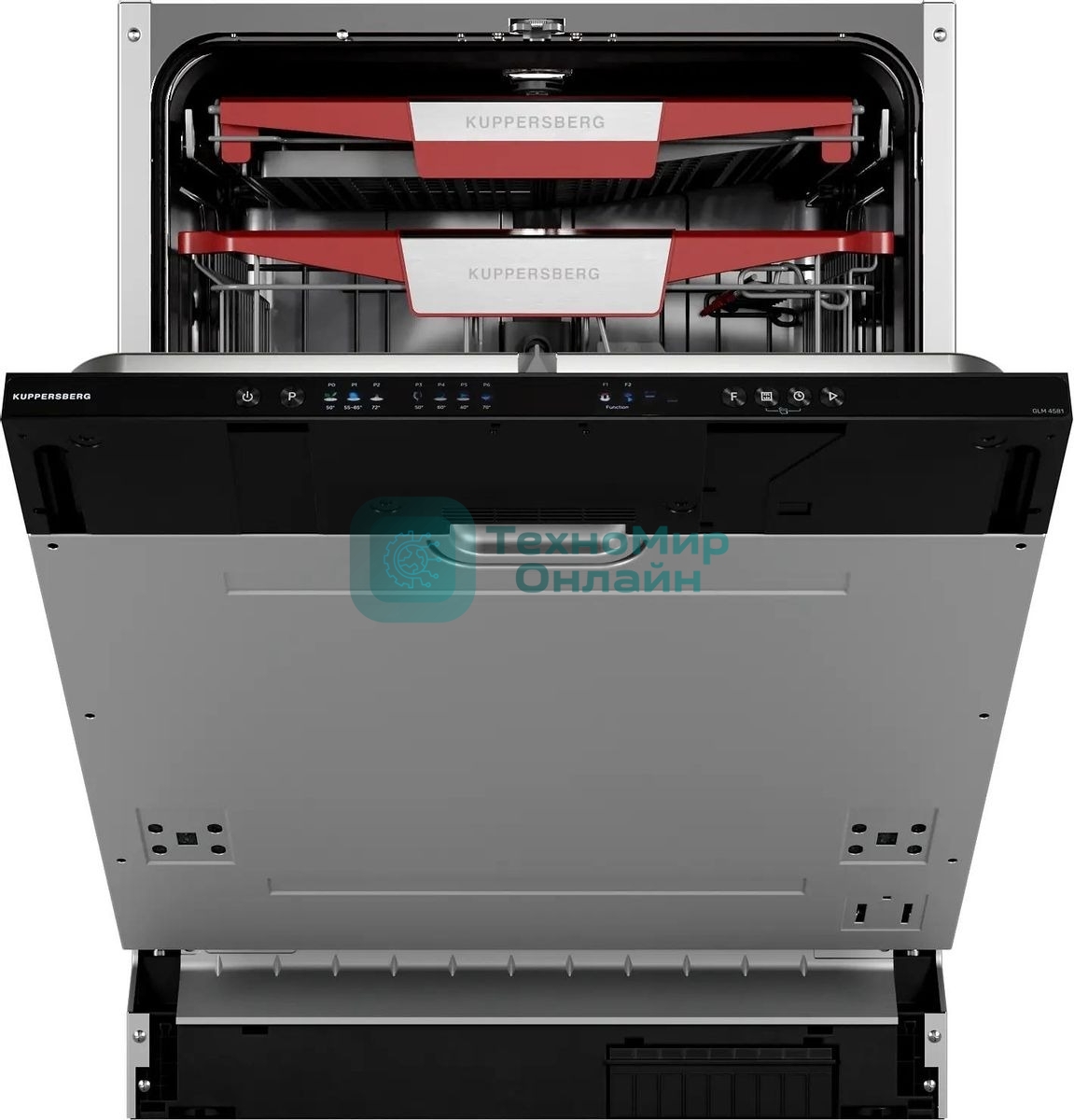 Встраиваемая посудомоечная машина Kuppersberg GLM 6081, черный, 59.8 см, 14 компл., 49 дБ, класс A+++