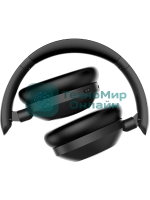 Беспроводные/проводные наушники Ritmix RH-475BTH черный, накладные, Bluetooth + проводной, складная конструкция, до 6 ч