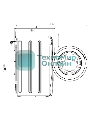 Стиральная машина Atlant СМА 80С1214-CA-02 белая, загрузка фронтальная 8кг, 1200 об/мин., класс: A