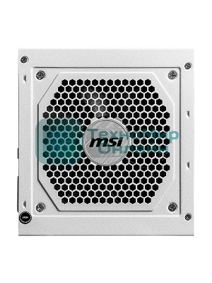 Блок питания MSI MAG A850GL PCIE5 WHITE, 850W, 80 PLUS Gold, полностью модульный, ATX 3.0, PCIE5, RTL белый