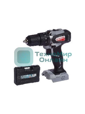 Дрель-шуруповерт аккумуляторная ИНТЕРСКОЛ ДАУ-13/18ВК, Аккумуляторный, 18В, Без АКБ и ЗУ, Ударный, Кейс