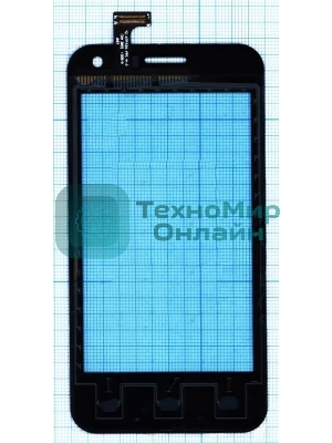 Сенсорное стекло (тачскрин) для Airis TM475, черное