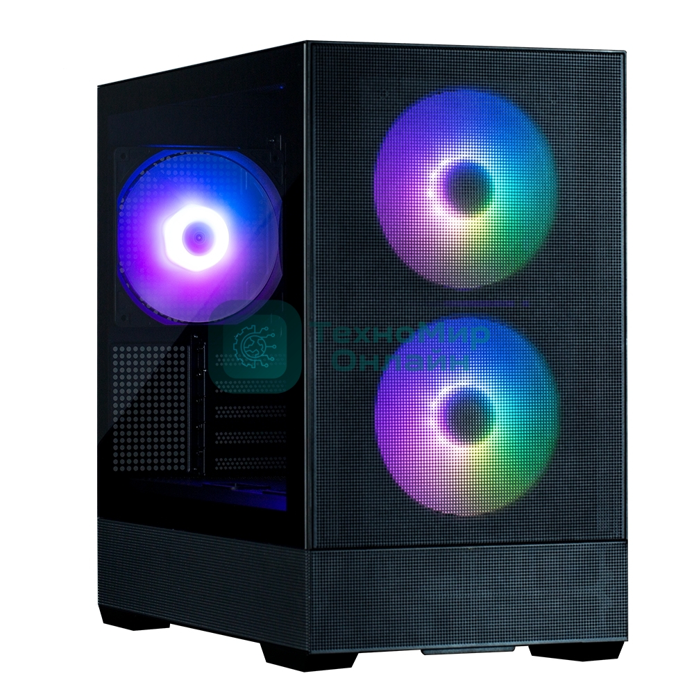 Компьютерный корпус ZALMAN P30 AIR, MATX, BLACK, WINDOW, 2xCombo (3.5'' or 2.5''), 3x2.5