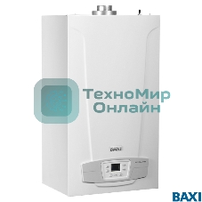 Котел газовый BAXI ECO LIFE 24F настен, 24 кВт, двухконтурный, с закрыт. кам. сгор.