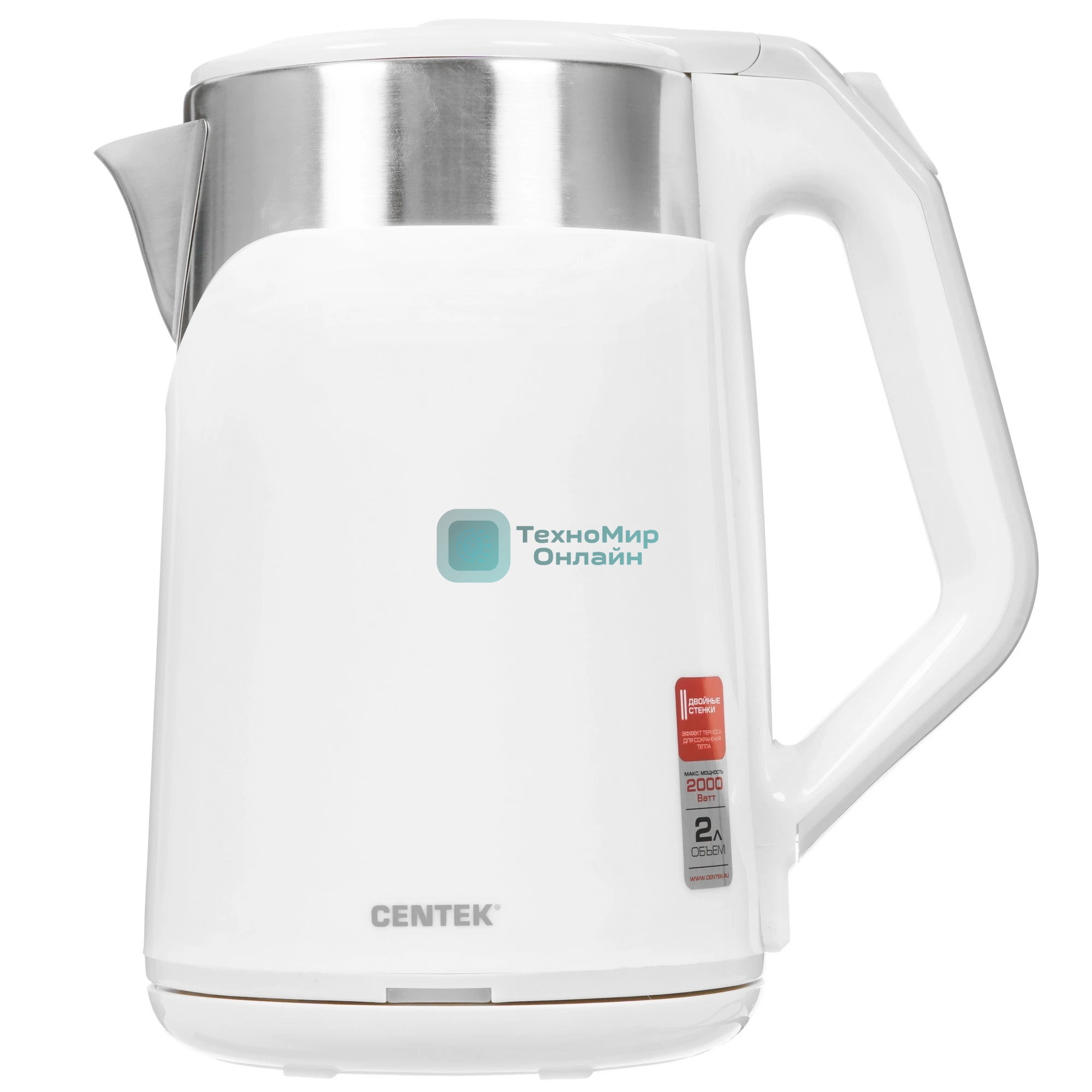 Чайник электрический Centek CT-0023 белый