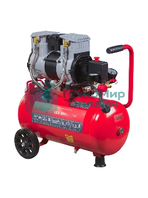 Компрессор поршневой Fubag OLS 250/24 CM2 безмасляный, 250 л/мин, 24 л, 1500 Вт, красный/черный