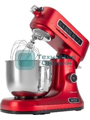 Кухонная машина Rondell RDE-KM900 планетар.вращ. 1900Вт красное вино