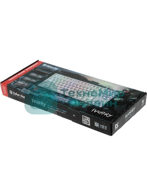Клавиатура проводная Defender IVORY GK-579 USB белая